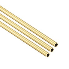 Pack of 3,300mm Length 4mm OD Brass Round Tube