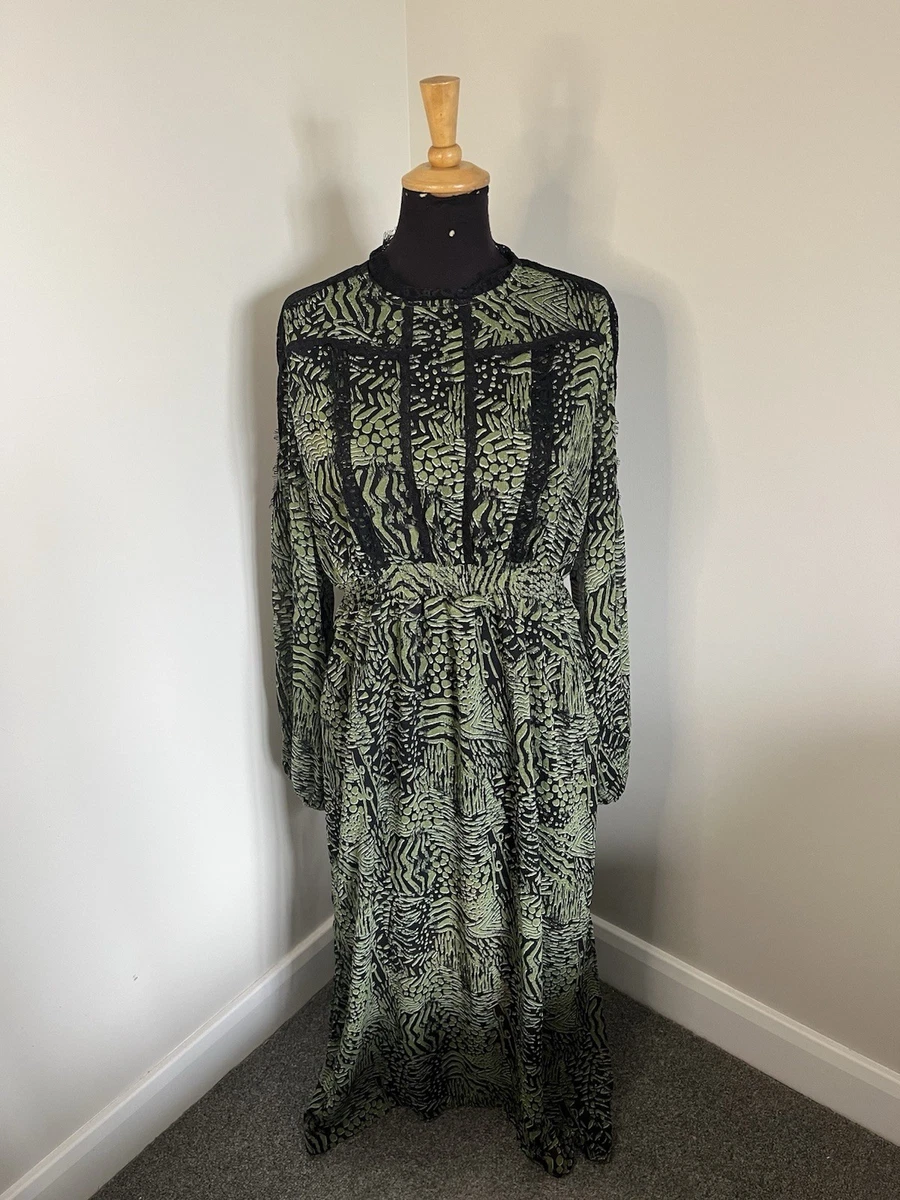 slim fit dress slacks 80s Retro Leopard Neon Mint Green & Purple Fabric, Raspberry Creek Fabrics
