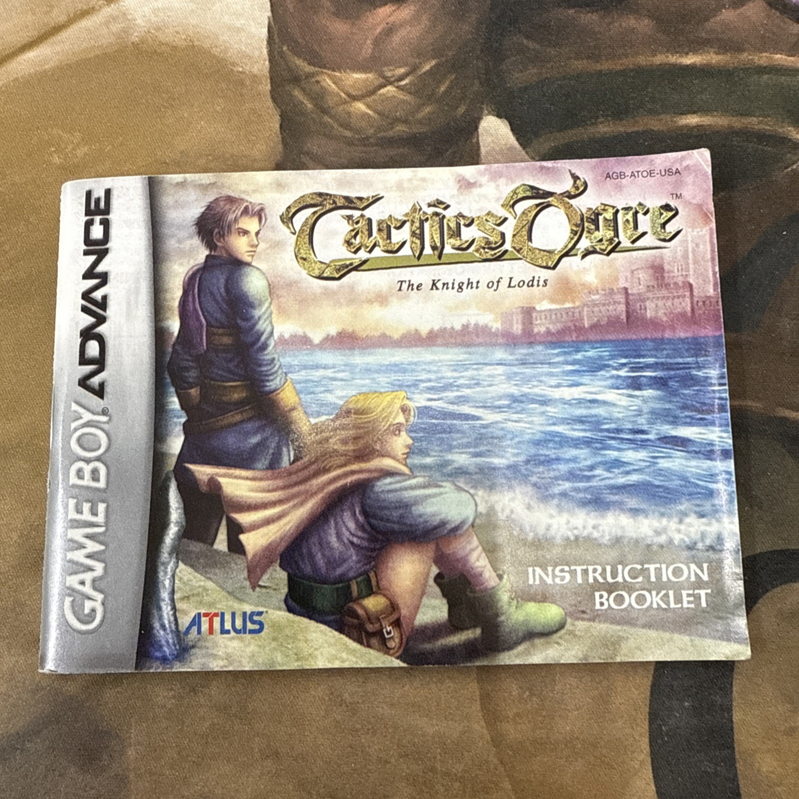 Tactics Ogre The Knights of Lodis Nintendo Game Boy Advance GBA Manual Only