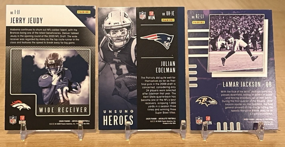 2020 Panini Absolute Football Inserts Complete Your Set! You Pick! - Image 3 of 4