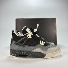 Air Jordan 4 Retro Fear Black White Mid Top S...