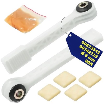 1 Set Stoßdämpfer für Bosch Siemens Constructa Neff Waschmaschine 673541 742719