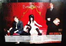 Evanescence Nirvana Vintage Thailand ONLY 1 PINUP MEGA RARE!!!