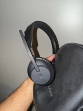 Jabra Evolve2 65 MS Wireless Headphones, Passive Noise Cancelling Headphones