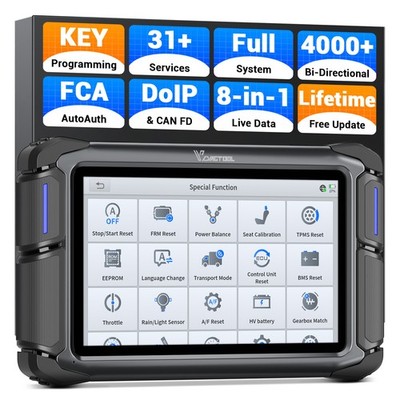 VDIAGTOOL VD70 Lite OBD2 Scanner Bidirectional Scan Tool Full System 31+ Resets 