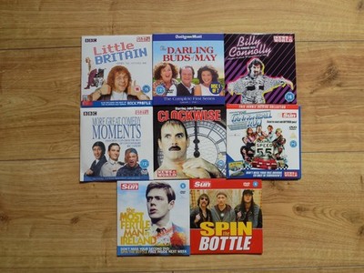 8x Comedy DVD Bundle John Cleese Clockwise David Jason Billy Connolly Matt Lucas
