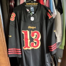 Nike San Francisco 49ers Brock Purdy #13 On-Field Jersey Black Red Gold 5XL