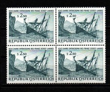 1 BLOCK 1973 &Ouml;STERREICH 1OO JAHRE ENTDECKUNG FRANZ-JOSEF-LAND - POSTFRISCH