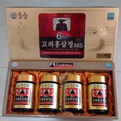Korean 6 Years Red Ginseng Extract 365 240g x 4ea KOREAN Saponin Panax NEU