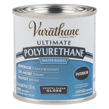 Varathane Gloss Ultimate Clear Polyurethane 200061H, Water-Based Half Pint