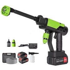 Cordless Car Pressure Washer Water High Power Jet Wash Cleaner Portable 2Battery