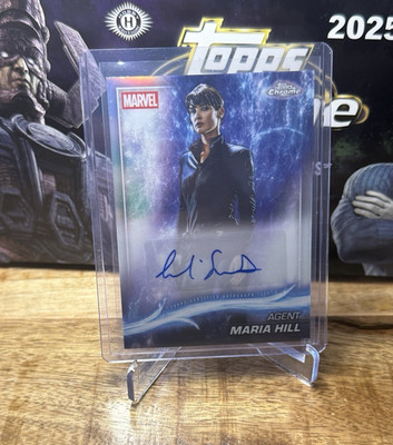 Topps Marvel Studios Chrome Agent Maria Hill AA-CS Autogramm Smulders