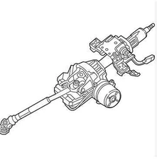 STEERING COLUMN 2017-2018 JEEP RENEGADE