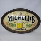 Vintage Michelob Beer Sign Anheuser Busch 3D Oval Bar Decor KCS 313-313 1896