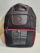 6 Six Pack Fitness Elite Travel Fit Gym Backpack Bag System w/Meal Prep Dividers