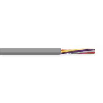 Carol C0744a Communication Cable, 8 C, Gray, Pvc, 100 Ft.