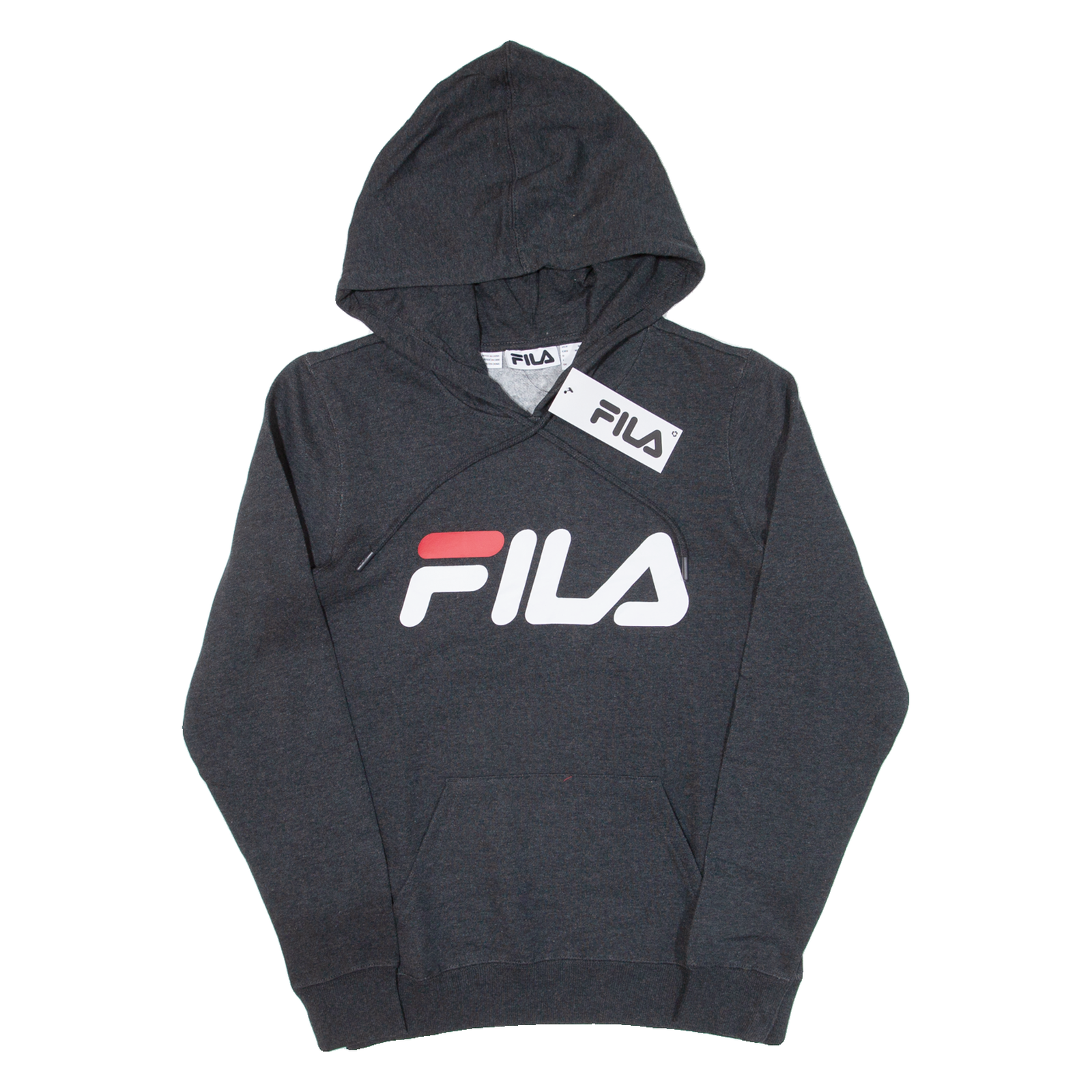Felpa con cappuccio FILA donna grigia UK 12