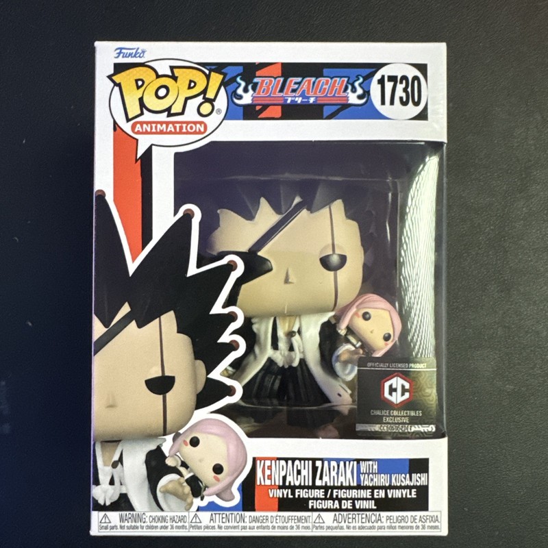 Funko Pop! Bleach Kenpachi Zaraki With Yachiru #1730 Chalice Collectibles EX