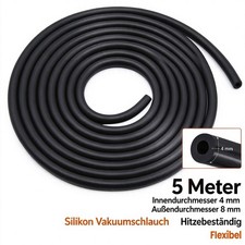 5 M Unterdruckschlauch 4mm ID Unterdruck Schlauch Silikon Vakuumschlauch HOT!
