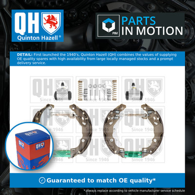 Brake Shoes Set fits CITROEN C3 Mk1 1.6D 2005 on With ABS QH 424210 424211 New