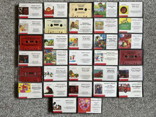 Lot of 32 Vintage Scholastic Books Children Cassette Tapes Books Out Loud