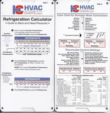 Refrigerant Calculator with Thermostat Control Settings 