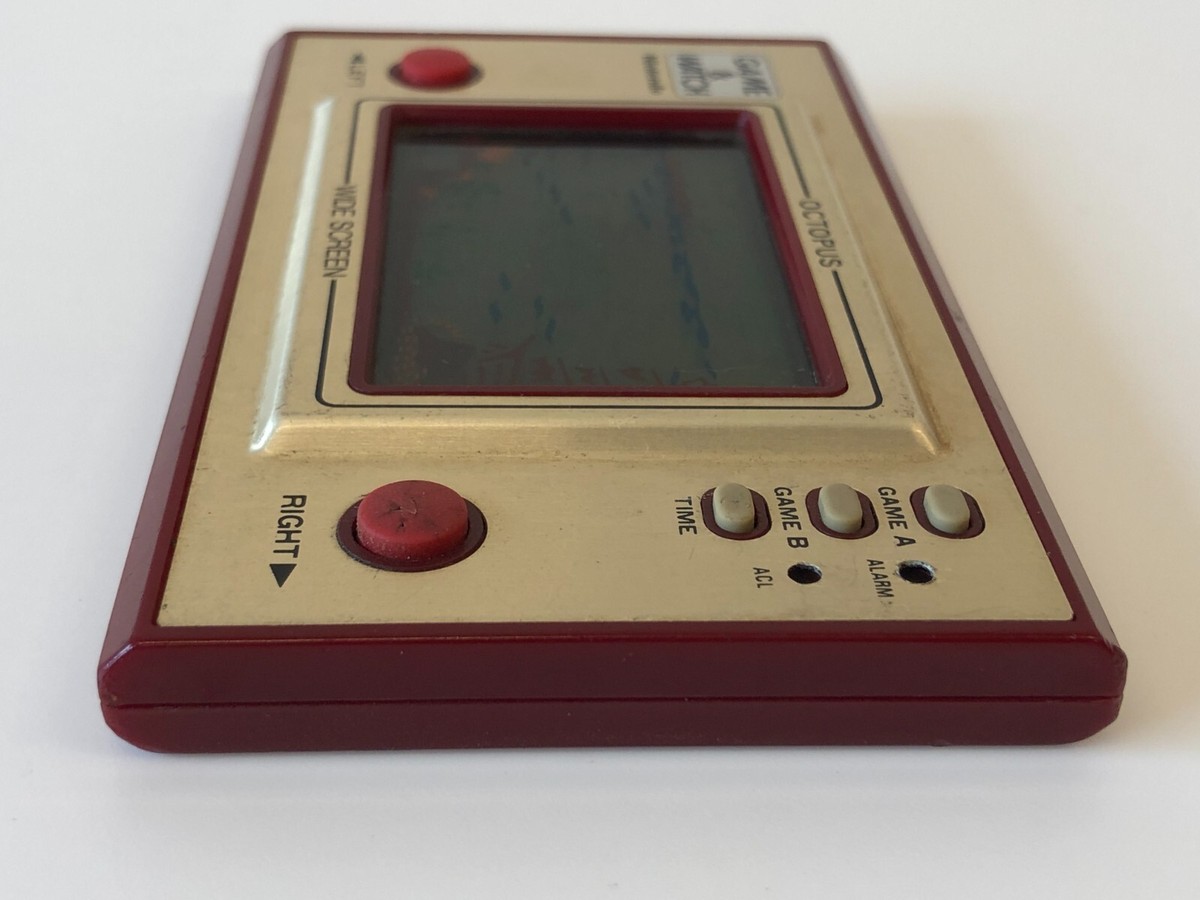 Nintendo Game & Watch Wide Screen Octopus Oc-22 Boxed MIJ