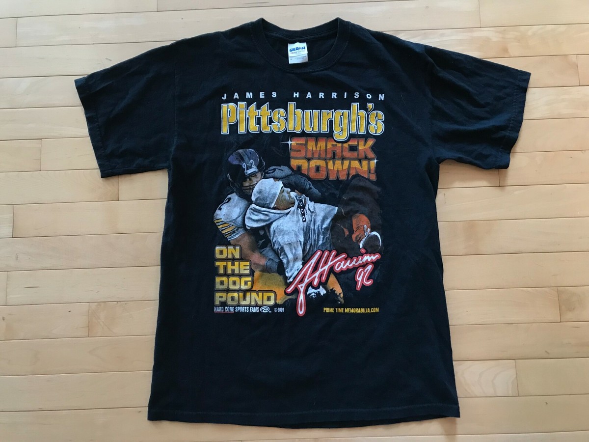BOOTLEG Pittsburgh Steelers Shirt Sz M Mens Smack Down Dog Pound