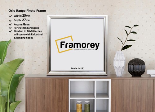 Sqaure Size Picture Frames Oslo Range With or Without White Mount - Picture 68 of 79