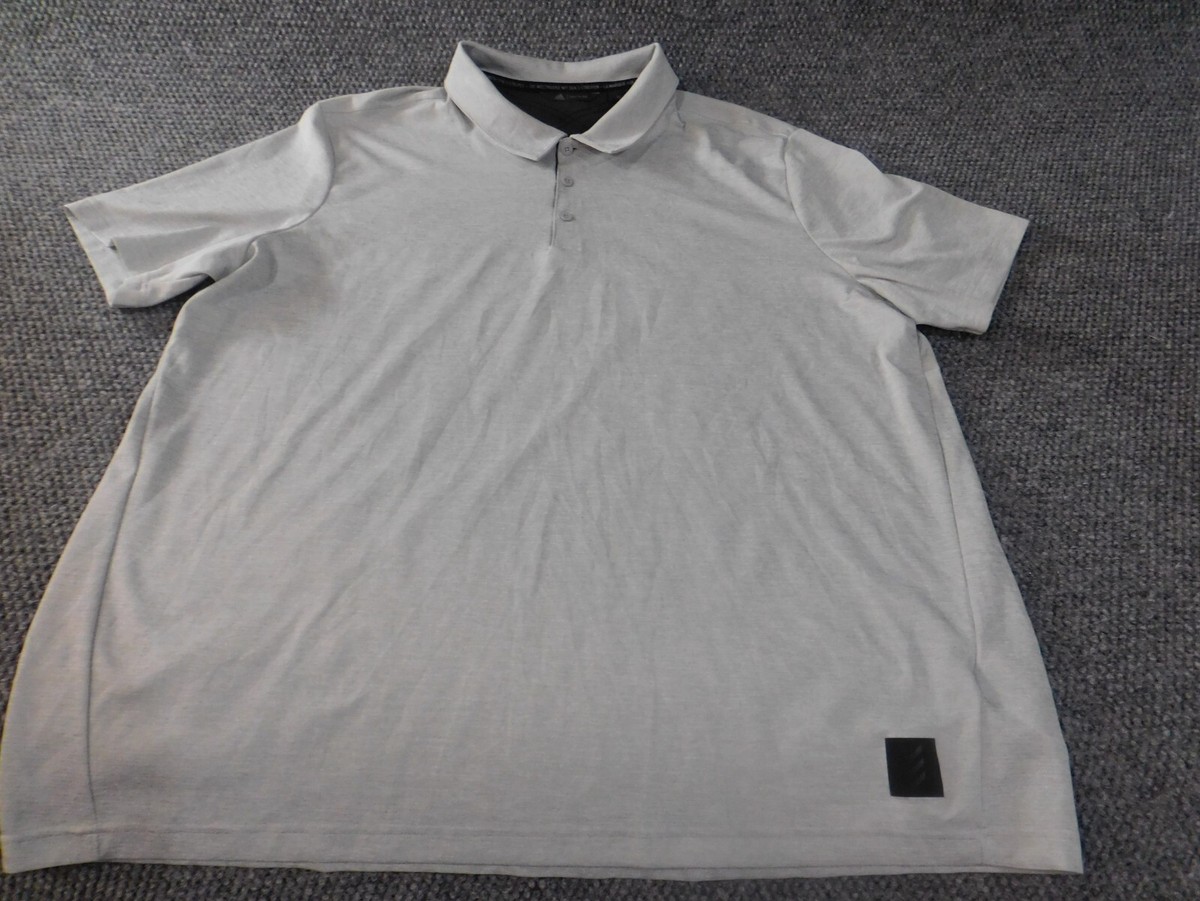 ★★Adairs★★ Adicros polo shirt IN9253 Adidas Adicross Polo shirt mens 2XL XXL Gray Golf button