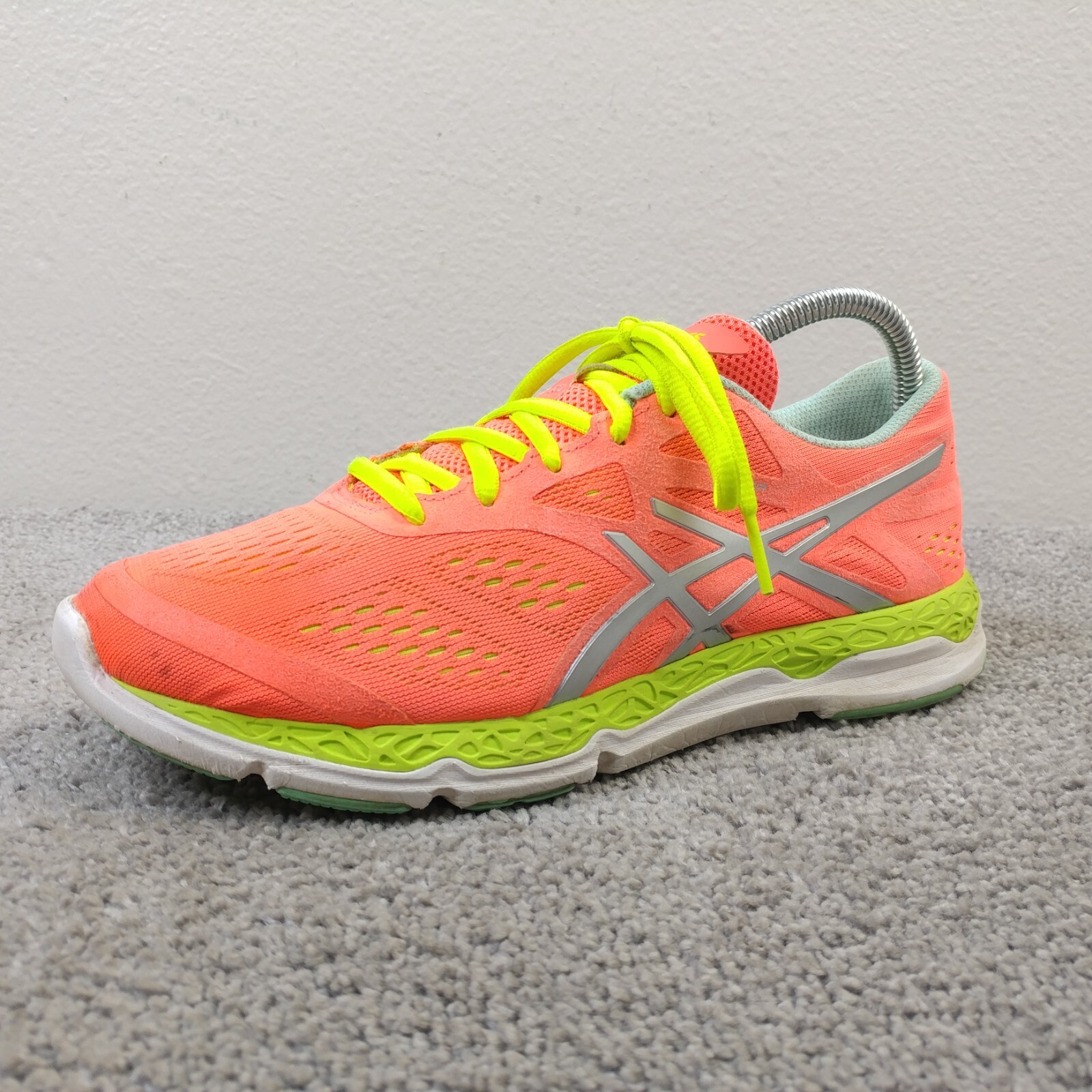 Asics 33 FA Womens Size 8.5 Running Shoes Low Top Sneakers Coral Orange Lace Up thumbnail 4