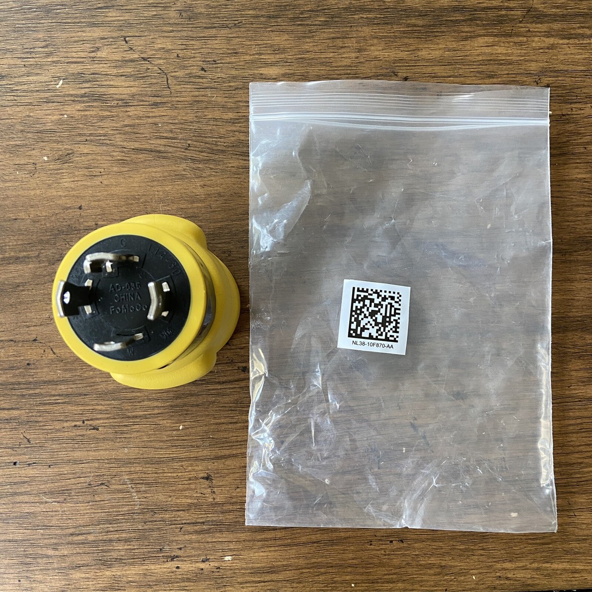 Ford NEMA L14-30P to 14-50R Adapter F150 Lightning generator