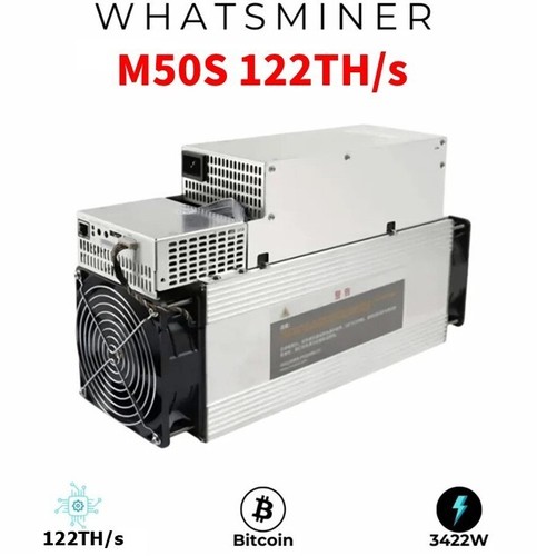 Whatsminer M50S 122Th/s@3422w Bitcoin Miner New in Stock - Picture 3 of 3