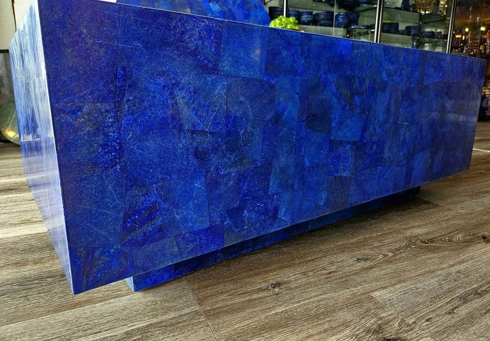 Lapis Lazuli table, coffee table, unique coffee table, Table, stone coffee table - Image 4 of 4