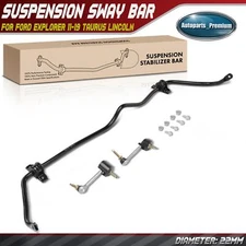 Rear Suspension Sway Bar w/ Bushing Kit for Ford Explorer 11-19 Taurus Lincoln
