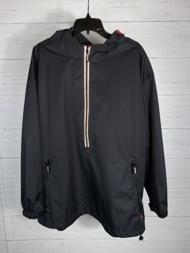 Vintage Starter transition black jacket hooded si… - image 1