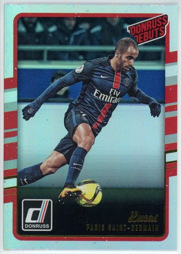 2016-17 DONRUSS SOCCER SILVER/HOLO DEBUTS LUCAS  #223 PSG