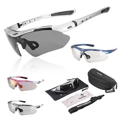 ROCKBROS Fahrradbrille Photochromatisch/Polarisiert Sonnenbrille Sportbrille