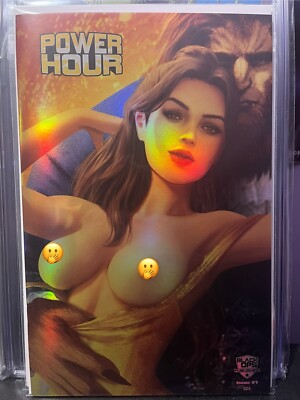 Power Hour #1 Sidney Augusto FOIL Belle Cosplay Topless Close Up NM+ Publisher