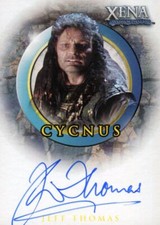 Xena The Quotable Xena Jeff Thomas as Cycnus Autograph Card A46