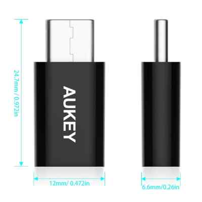 Aukey CB-A2 - Micro USB auf USB C Konverter (1 Stück)