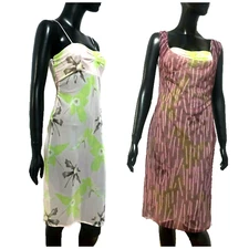  ❤️GIANNI VERSACE  Couture double Slip Dress High Fashion History