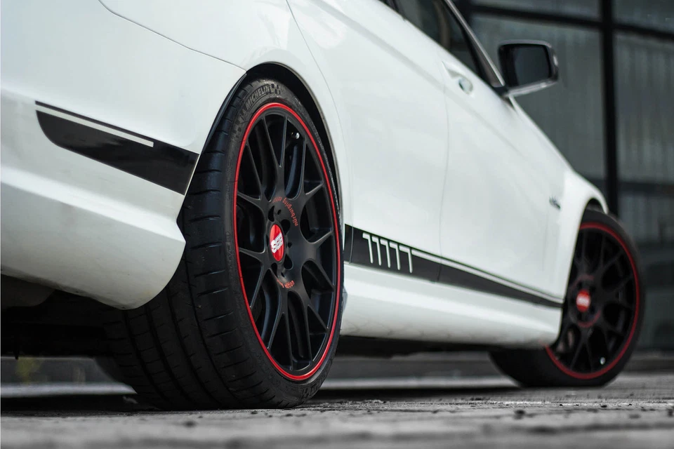 Calcomanía lateral rayas para Mercedes Clase C C 250 300 350 C63 AMG Edition 507 08-15 Foto 3 de 4