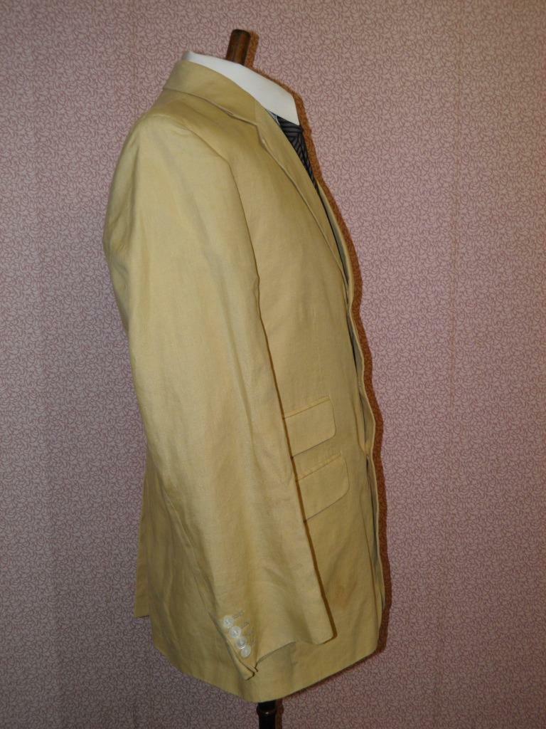 Vintage Gents 'Pakeman Catto & Carter' Sand Coloured Linen Sports