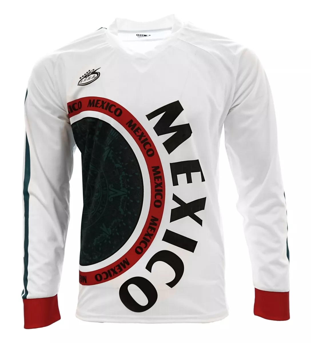 Mexico jersey sales white long sleeve