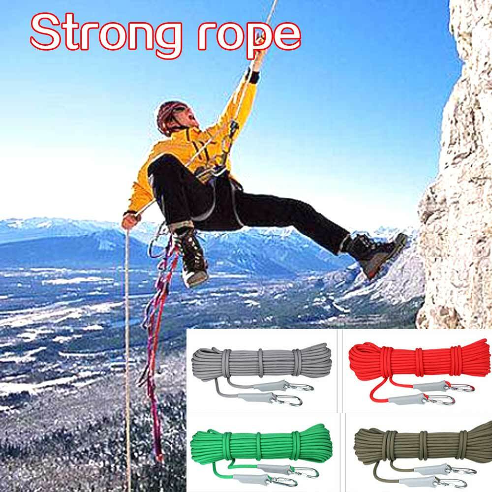 Cuerda de emergencia de escalada segura equipo de campamento al aire libre diamante 6 mm-12 mm