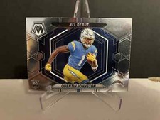 2023 NFL Panini Mosaic Football Quentin Johnson #ND-16 NFL Debut Rookie Card