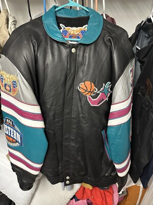 NBA All Star 96 San Antonio Xxl Jeff Hamilton Leather Jacket | eBay