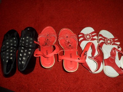 Konvolut drei Mädchenschuhe - Huran 35, F&F 4/37, Barrattes 4
