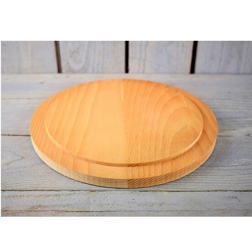 Set Da Formaggio LEONARDO HOME - Tagliere In Legno Di Acacia E Campana In Vetro - 2 Pezzi - Ø 28 Cm - 2